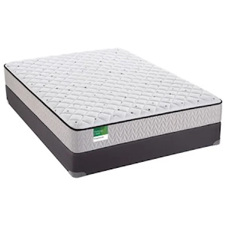 Queen 10 1/2" Firm Innerspring Mattress and StableSupport™ Foundation